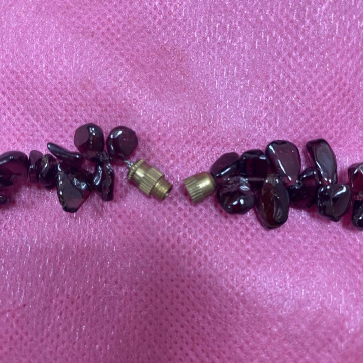 Бусы гранат