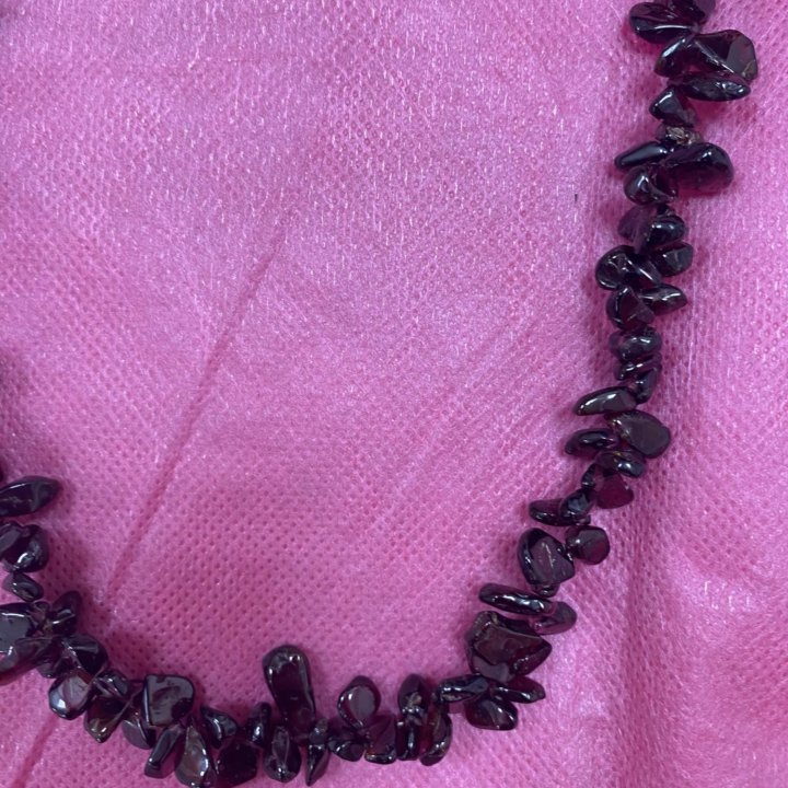 Бусы гранат