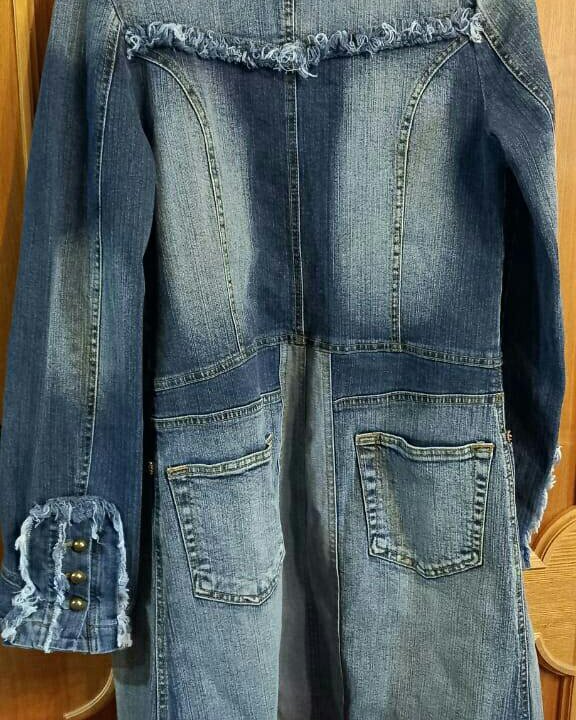 Джинсовое пальто 40-22