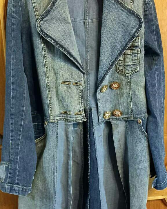 Джинсовое пальто 40-22