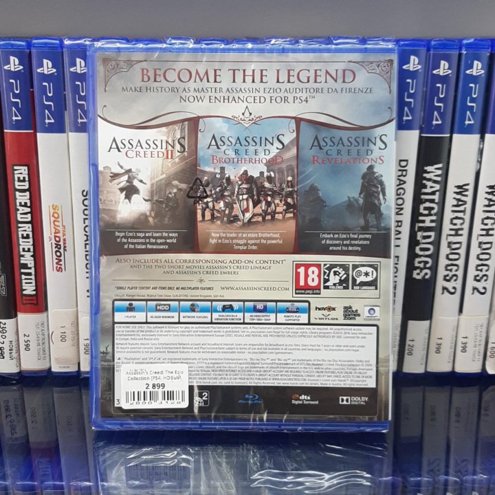 Assassin's creed ezio collection (ps4, новый)