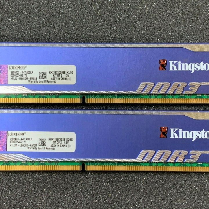 Kingston HyperX Blu 8GB 2x4GB 1333 MHz DDR3 ддр3