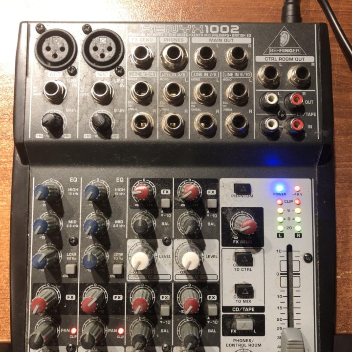 Микшерный пульт behringer xenyx 1002