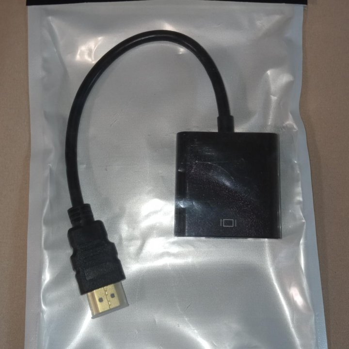 Переходник конвертер из Hdmi в Vga адаптер новый