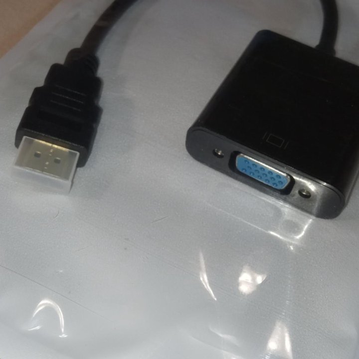 Переходник конвертер из Hdmi в Vga адаптер новый