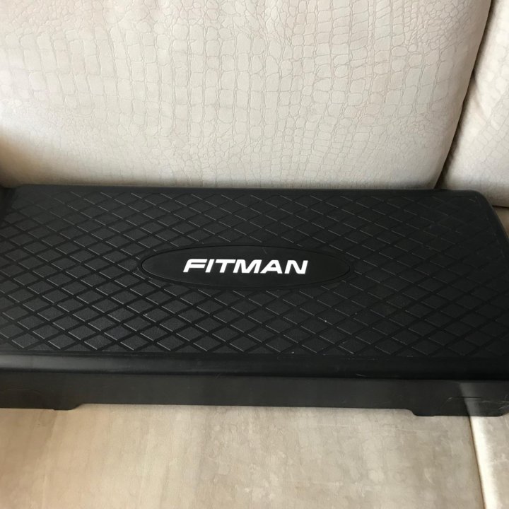 Степ платформа FITMAN (68х28*10-15 см), 2 уровня