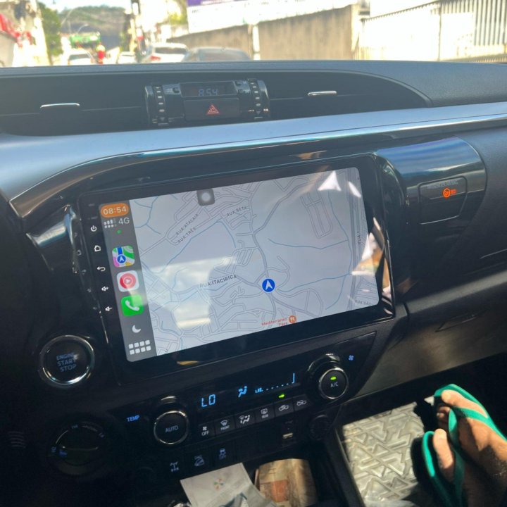 Toyota Hilux android штатная магнитола GPS