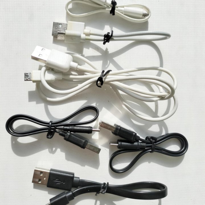 Кабели micro usb (m) - usb A (m), блоки питания