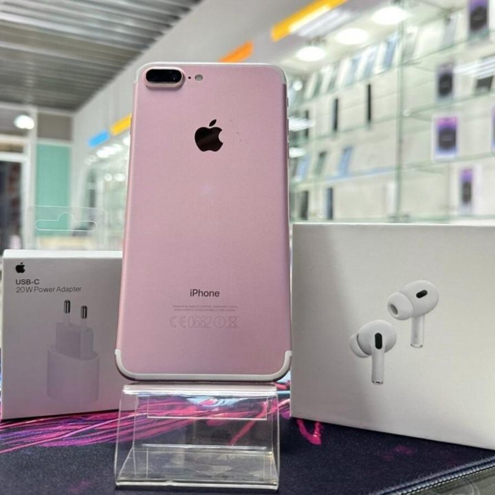 iPhone 7 Plus 256gb Rose Gold Витринный,Рассрочка