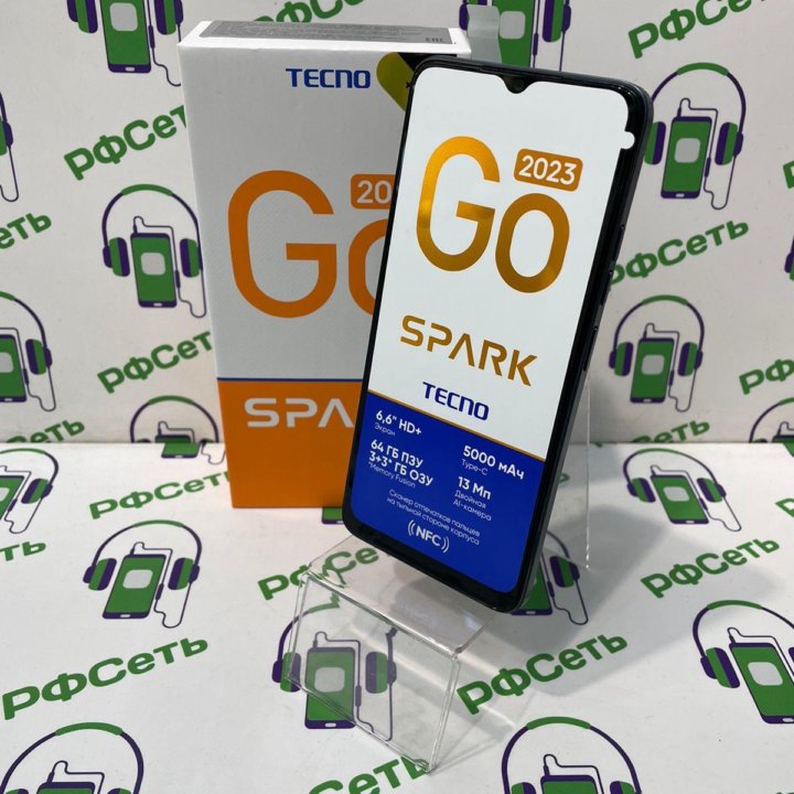 Tecno Spark Go 2023 3/64Gb 5000mAh NFC 6.56