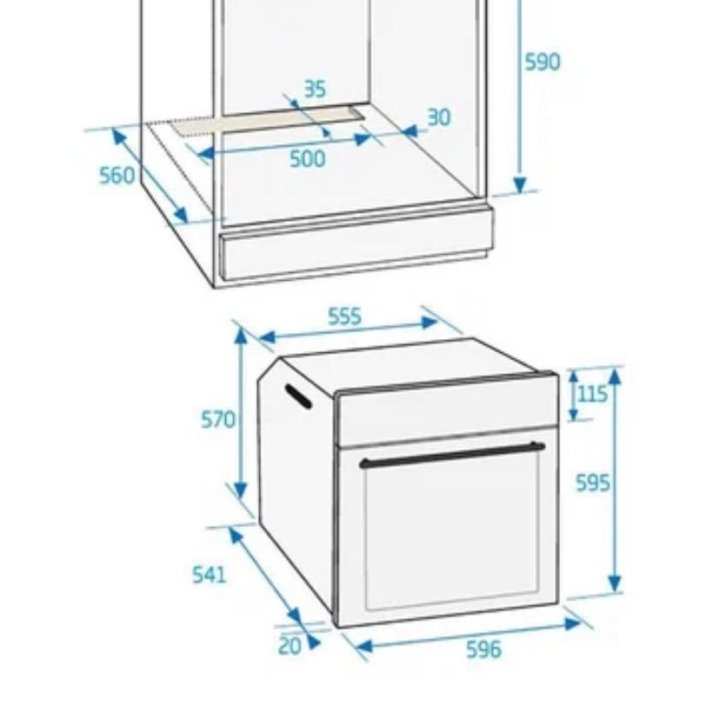 Газовый духовой шкаф Beko