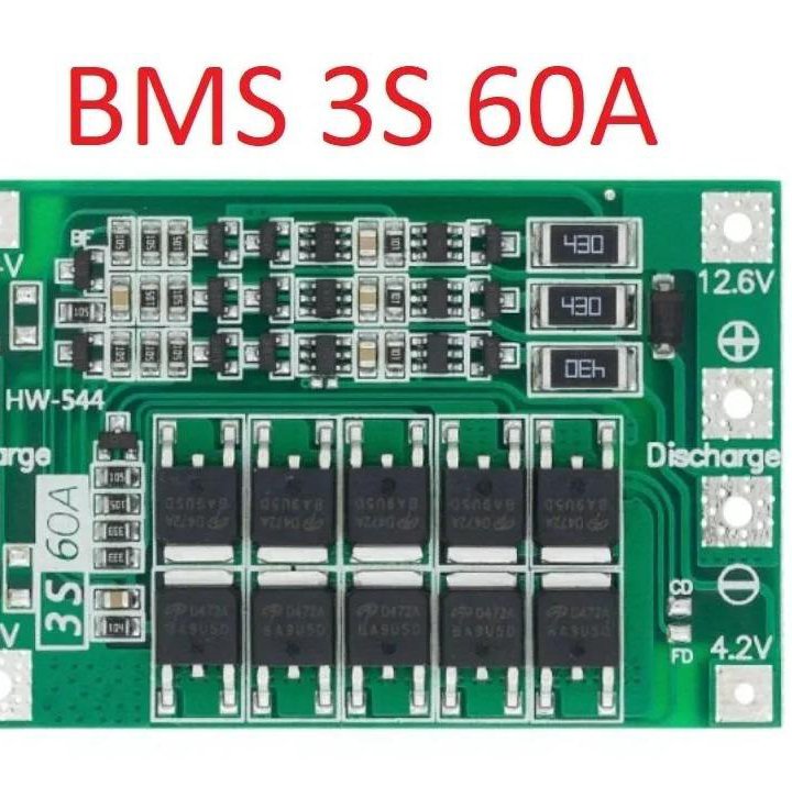 Новые Платы BMS 3S 60A с Балансировкой