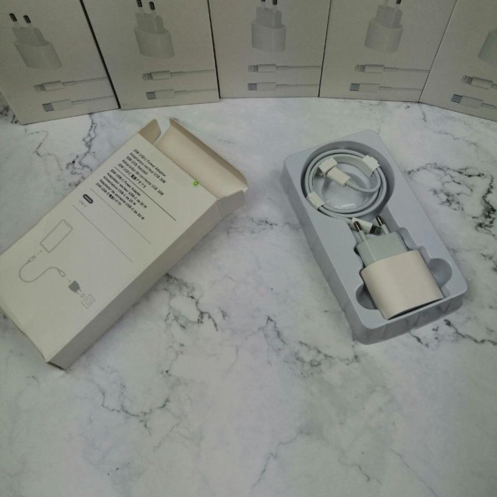 Адаптер 20W USB-C + Lightning USB-Cable