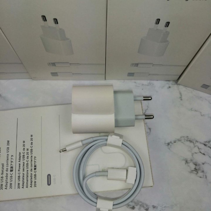 Адаптер 20W USB-C + Lightning USB-Cable