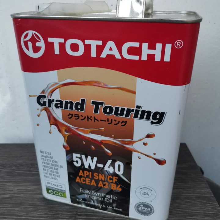 Моторное масло TOTACHI Grand Touring 5W-40 SN 1+1л