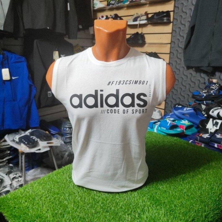 футболка adidas без рукавов