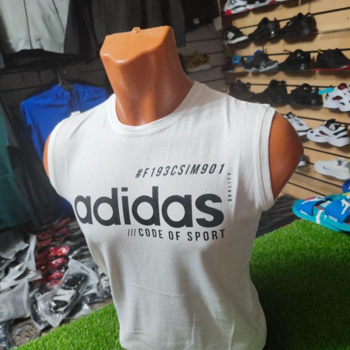 футболка adidas без рукавов