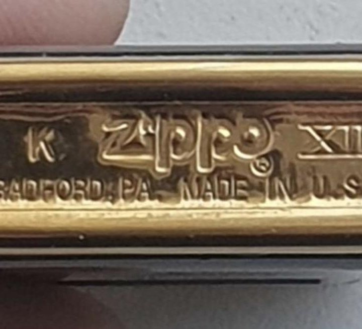 Оригинал Zippo slim golden tortoise