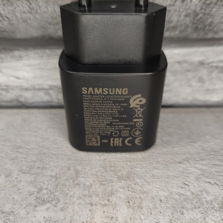 Зарядное устройство Samsung 25W + кабель Type-C