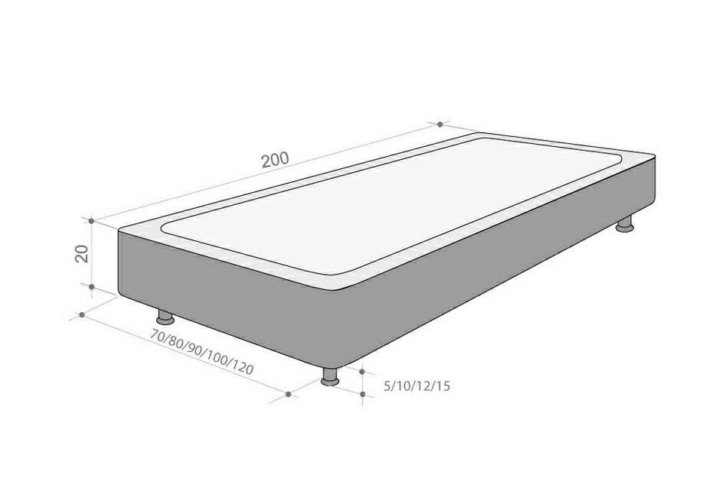 Аскона ножки для основания кровати