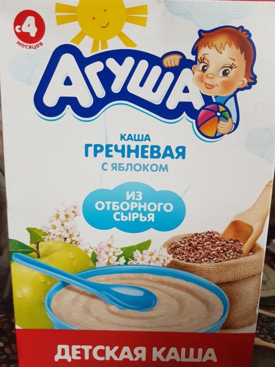 Каша нестле на агуше