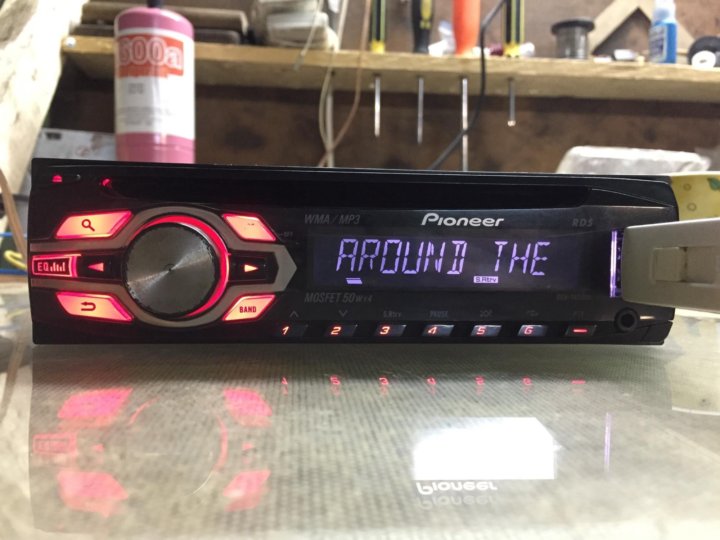 pioneer mvh 1400ub распиновка