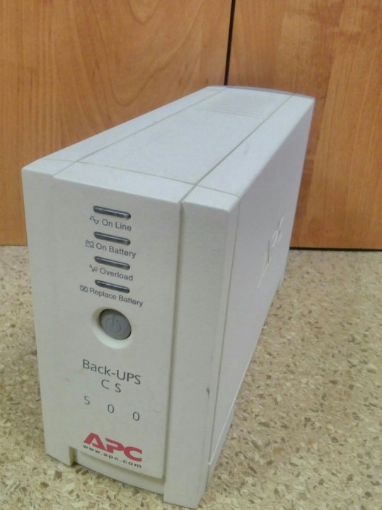 Какой аккумулятор в ибп apc back ups cs 500