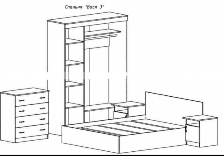 Шкаф кровать размеры схема