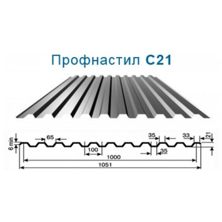 Профлист с8 рисунок