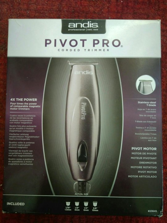 andis pivot pro corded trimmer