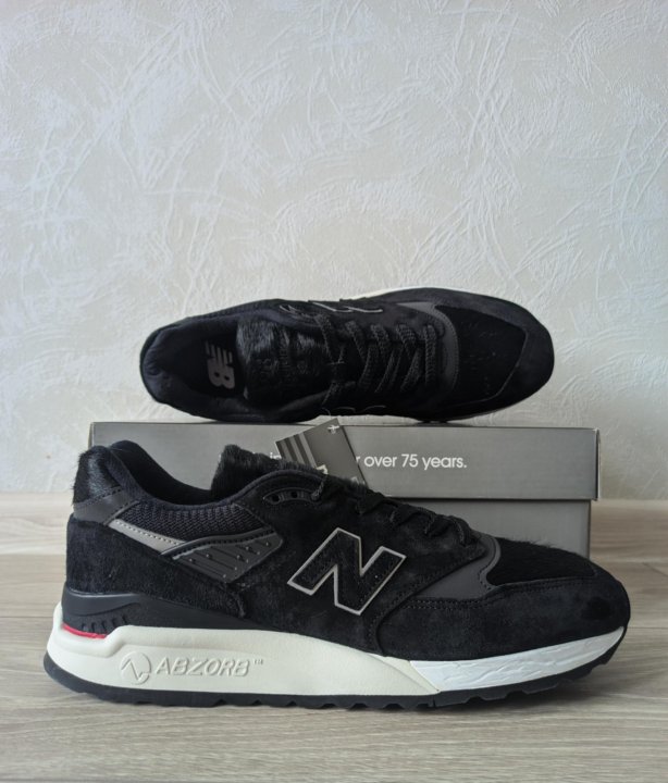 new balance 998 black pony hair