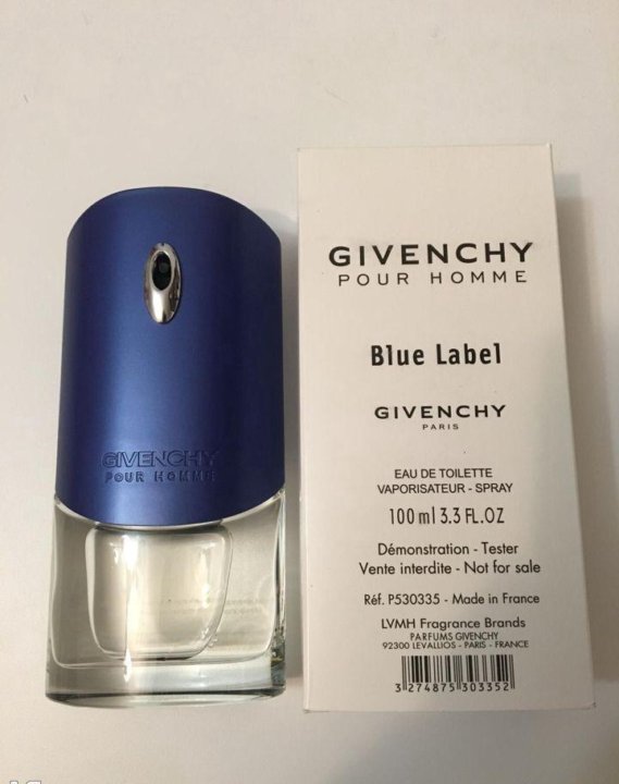 Givenchy blue label pour