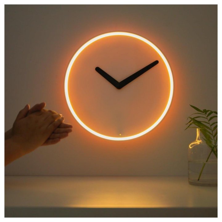 Часы со светодиодной подсветкой своими руками | Зеркало с эффектом бесконечности, Часы, Светодиод
