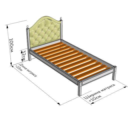 Длина одноместной кровати