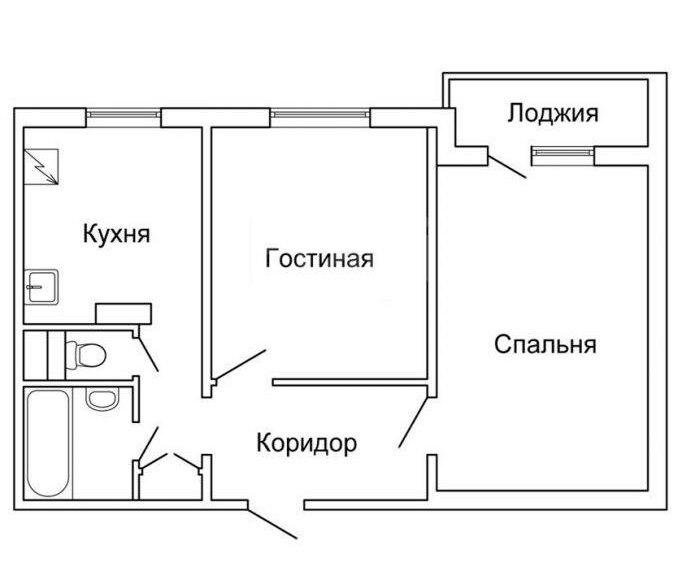 Планировка квартиры 2 комнатной 46 2 Квартира, 2 комнаты, 62 м² - купить в Березовском, цена 8 000 руб., продано 21 а