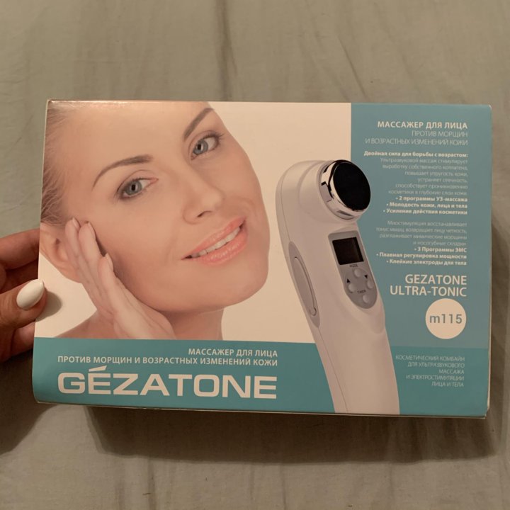 Массажер gezatone отзывы. Gezatone Ultra-Tonic m115. Массажер для лица шеи и тела ультразвук миостимуляция m115 Gezatone. Аппарат Жезатон 115. Лифтинг массажер Beurer для лица и тела.