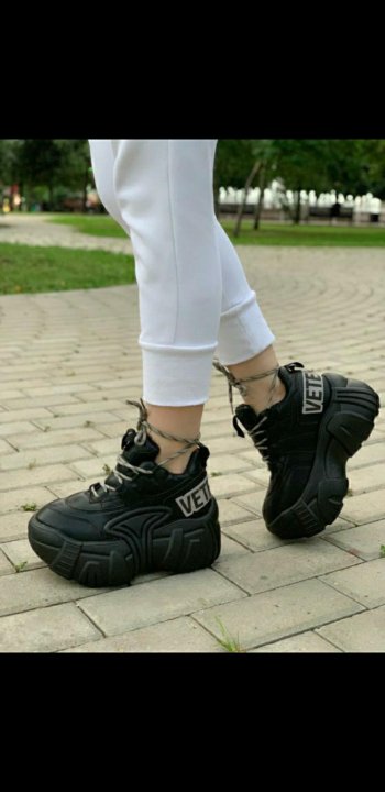 Vetements x SWEAR' Suede Platform Sneaker Black