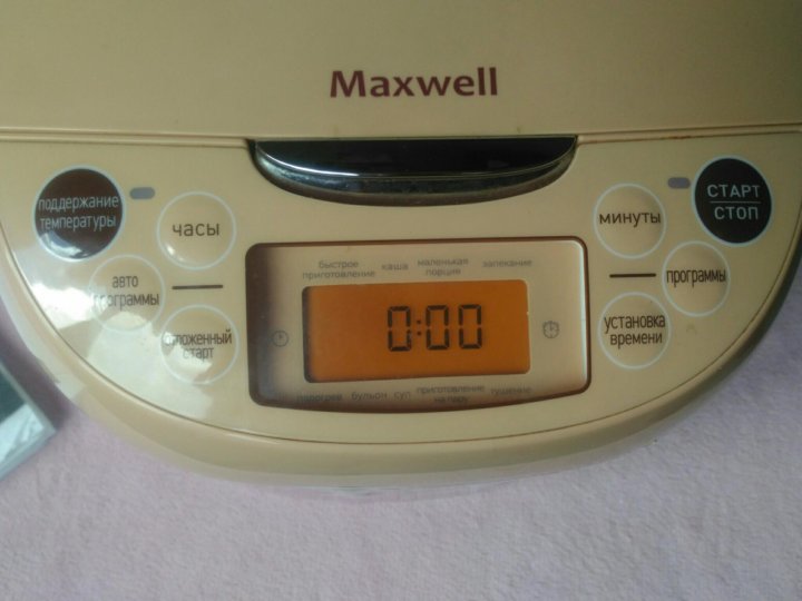 Мультиварка maxwell mw-3801 каша