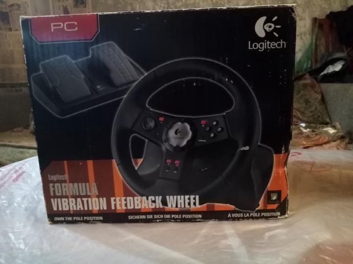 Руль formula vibration feedback wheel. Logitech Formula Vibration feedback Wheel разбор.