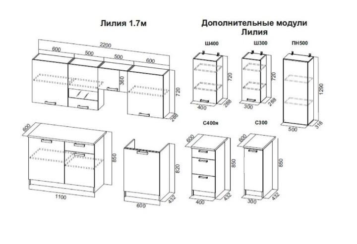 Кухня розалия сборка