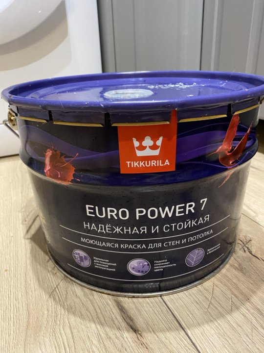 Tikkurila euro power 7 9. Краска Tikkurila Euro Power-7. Tikkurila Euro Power 7 палитра. Tikkurila Euro Power 7 9л. Tikkurila Euro Power 7 k436.