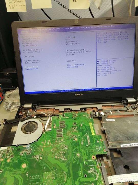 Как разобрать ноутбук dexp atlas Материнская плата ноутбука dexp atlas h170 i5-5200 - купить в Абакане, цена 7 00