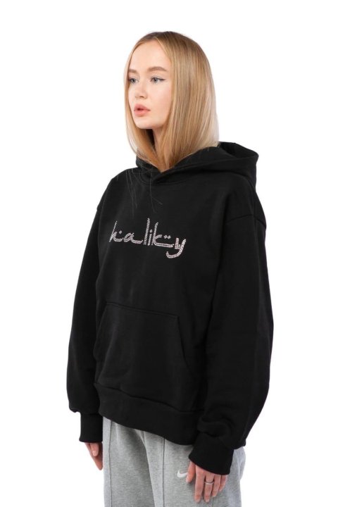 haliky blue arabic logo hoodie