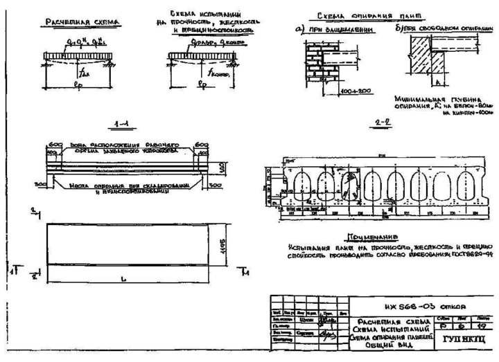 Плита пб чертеж