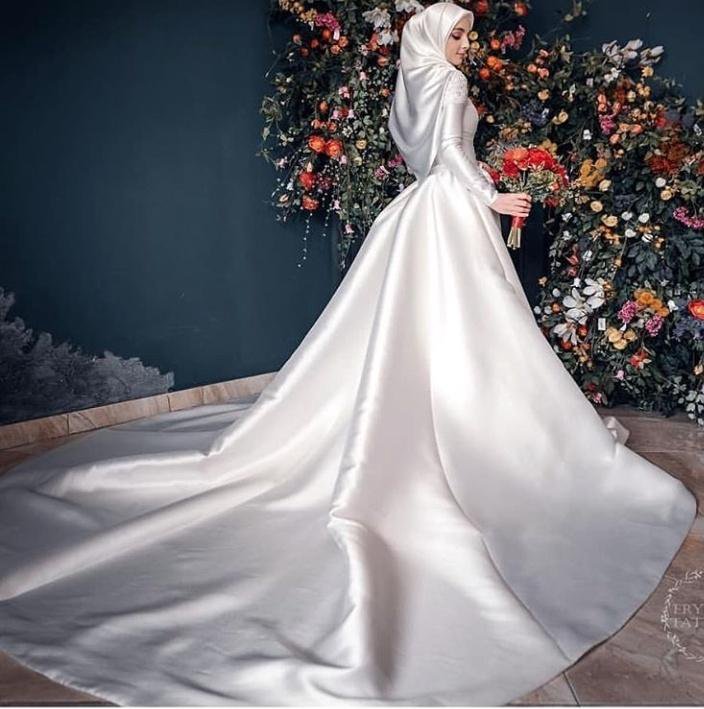 Свадебный хиджаб. Фото