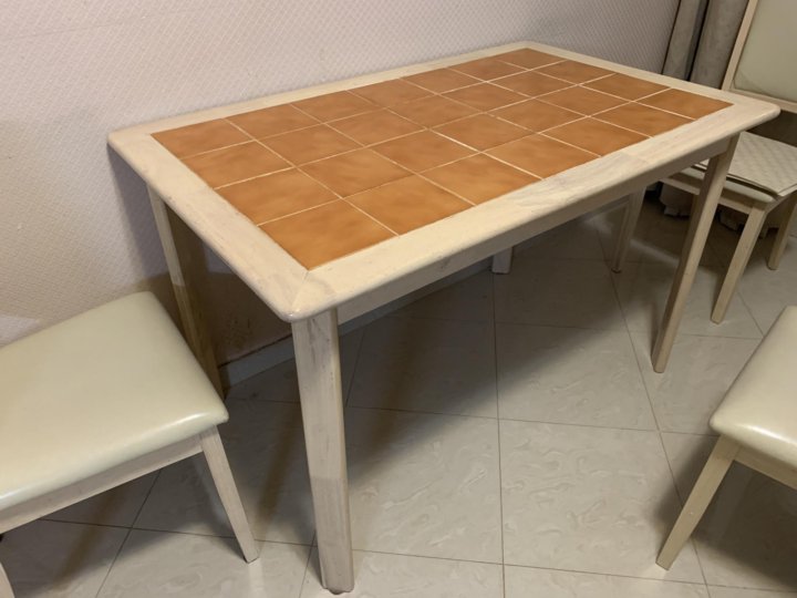 Кухоные обеденные столы с плиткой, мозаикой - купить в интернет-магазне manikyrsha.ru