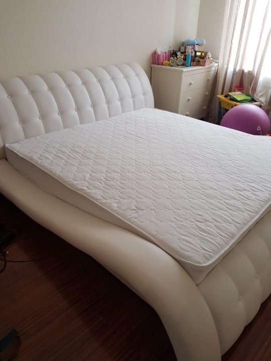 Кровать мадрид белая