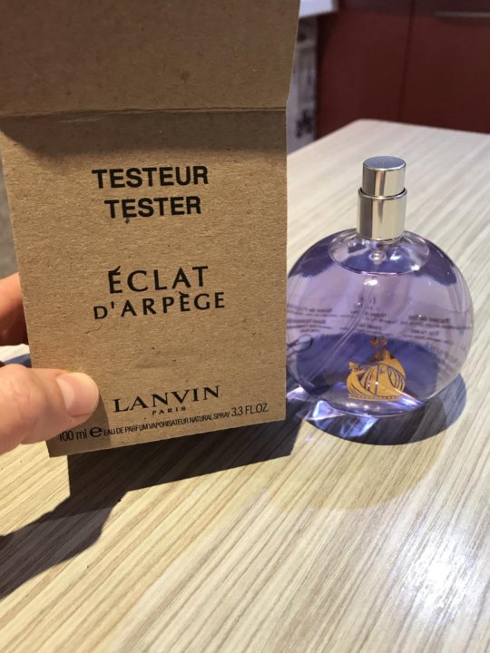 Lanvin eclat тестер. ДВЗИ еклит тестер.