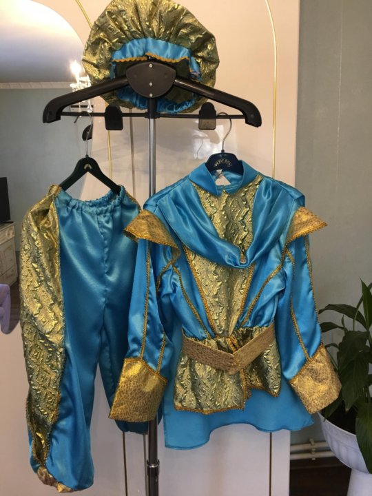 Оригинальный костюм-тройка для мальчиков Маленький принц бирюзовый