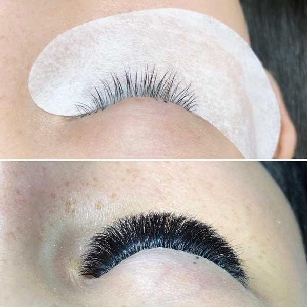 Натуральный эффект наращивания ресниц. Схема 2-3d, фото до и после, кому подходи